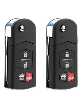 2 Replacement for Mazda 05-10 6 Sedan 06-08 MX-5 Miata 04-11 RX-8 Remote Key Fob